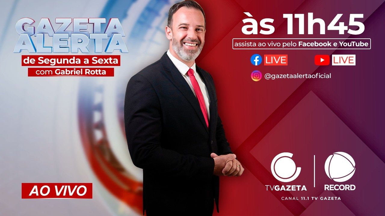 AO VIVO: Gazeta Alerta | 25/02/2026 |  Afiliada RECORD