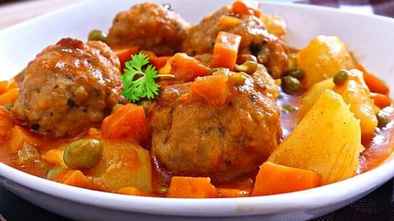 ✅GUISO ESTOFADO PATATAS y ALBÓNDIGAS✅Pocos SABEN Truco #recetafacil #patatasalbondigas #medicocina
