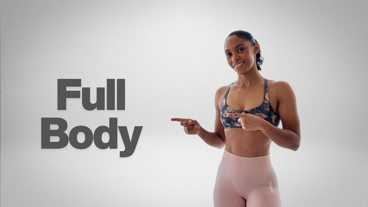 20 Minute Full Body No Equipment/ Bodyweight Workout | Muscle, Strength and Toning 💪🏽