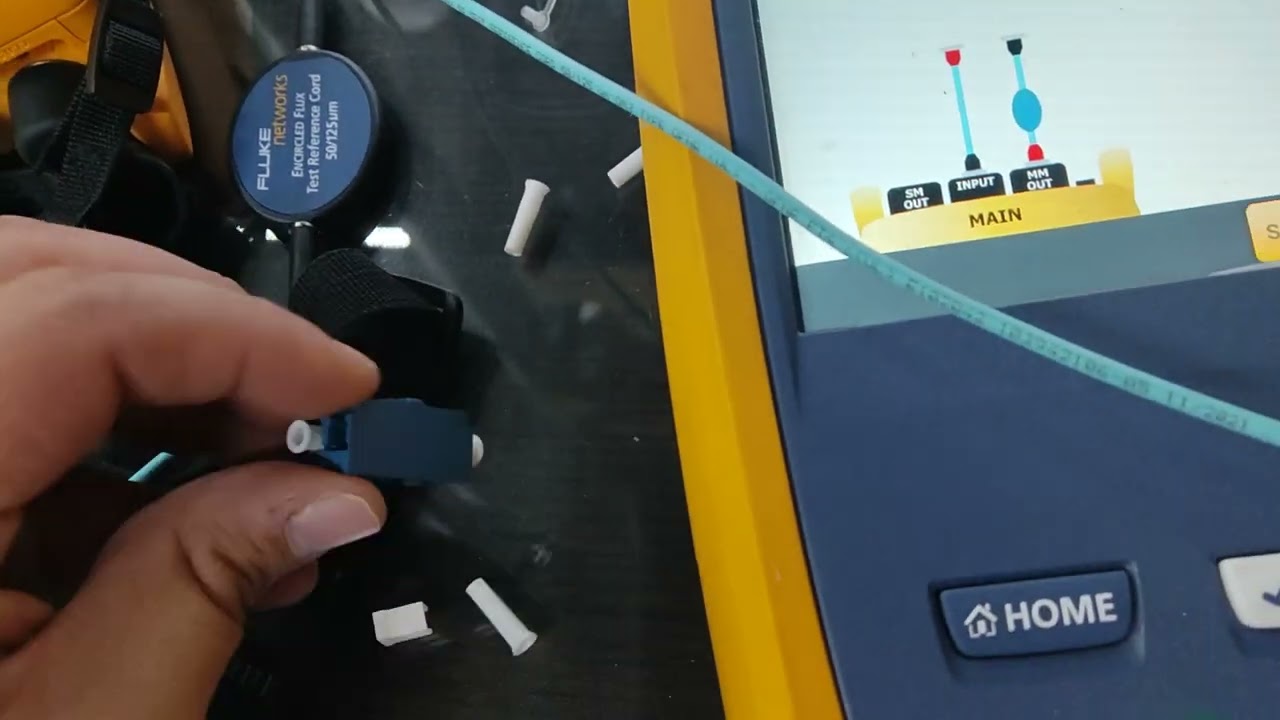 Escaneo de Fibra Óptica con equipo Fluke