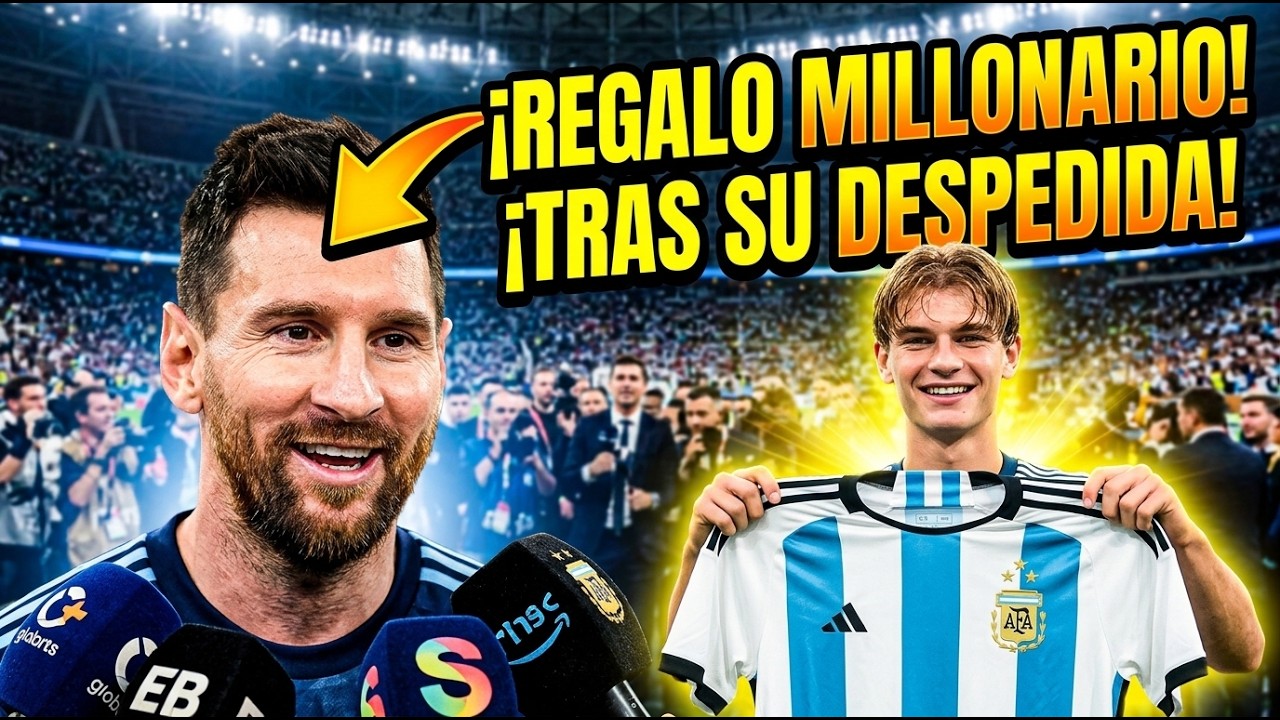 LIONEL MESSI PARALIZA la AFA por REGALO MILLONARIO PARA NICO PAZ &iexcl;&Uacute;LTIMA HORA!
