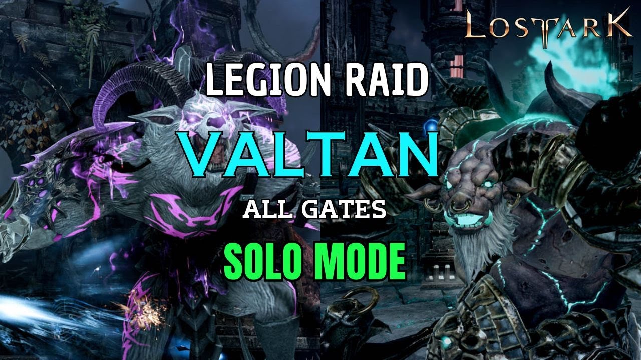 Lost Ark - Legion Raid | Valtan | All Gates | Solo Mode