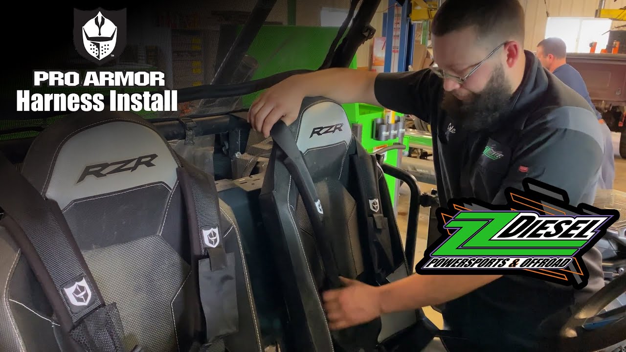 ZZ Powersports: Pro Armor Harness install on Polaris RZR