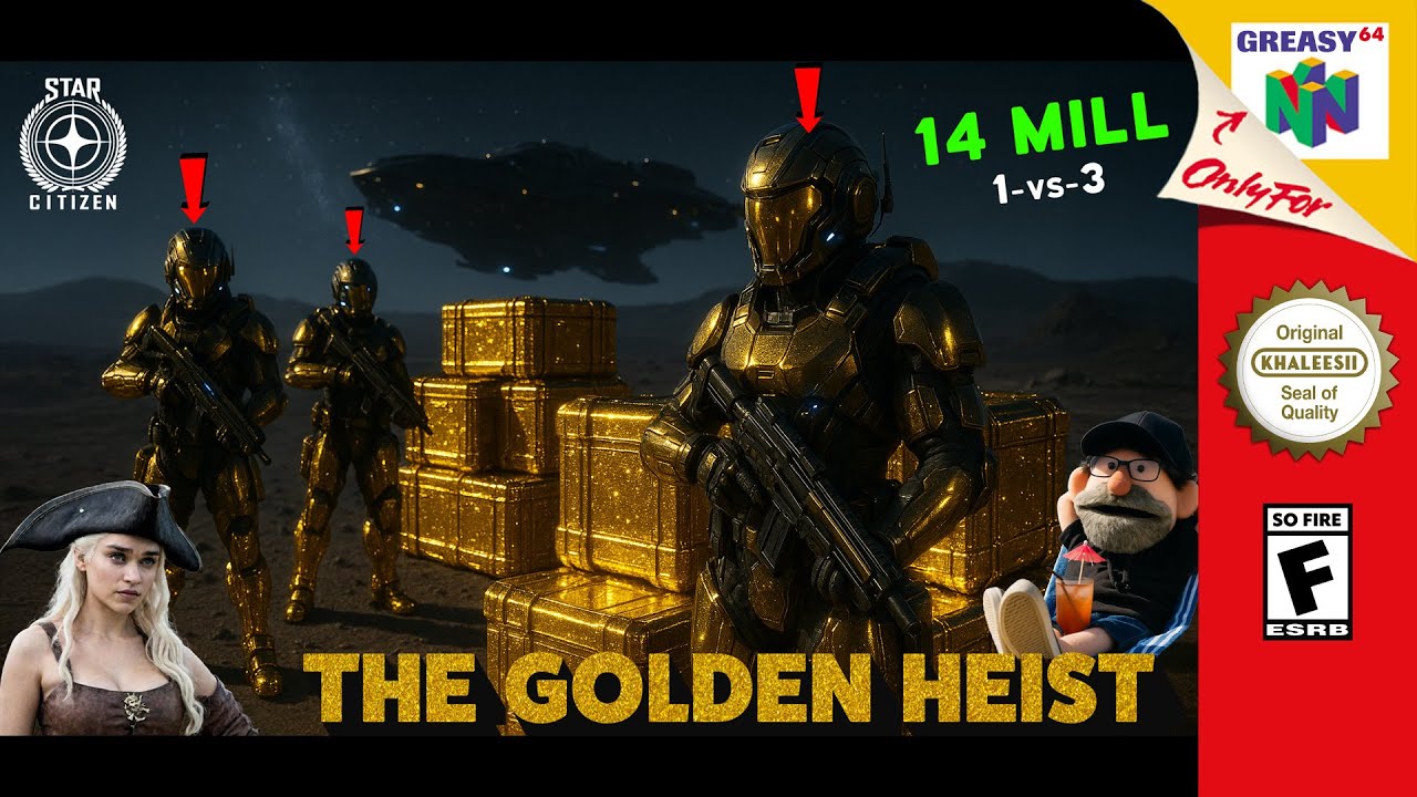 IMPOSSIBLE: $14M Cargo Heist in Star Citizen - Can A Solo Pirate Take On 3?!
