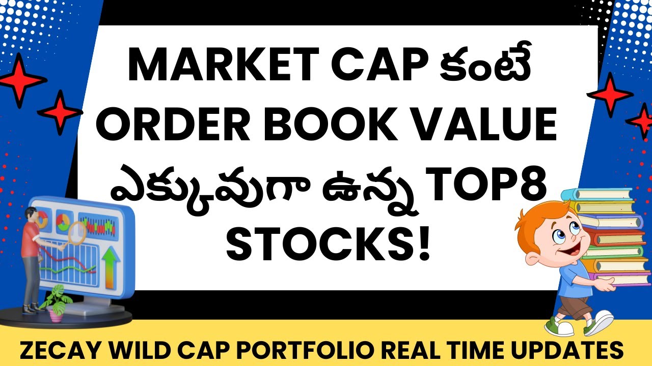 Top 8 stocks with order book value higher than market cap!