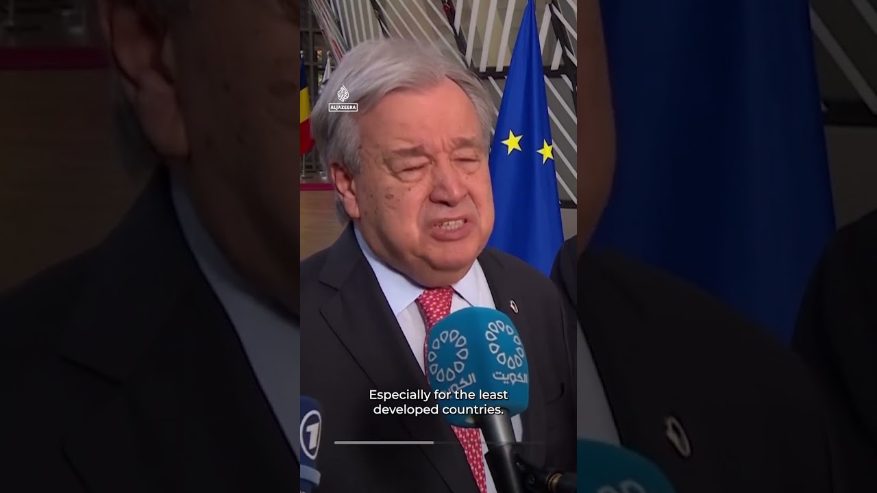 &ldquo;It&rsquo;s time to end the war.&rdquo; UN&rsquo;s Guterres urges US and Israel to cease attacks | AJ #shorts