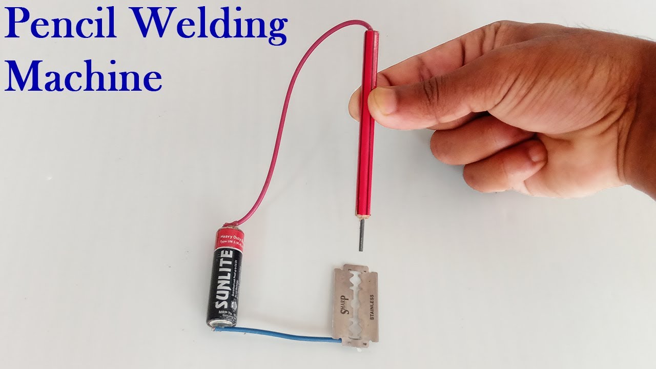 How to make a simple pencil welding machine with bleed | Diy welding machine | 12v welding machine