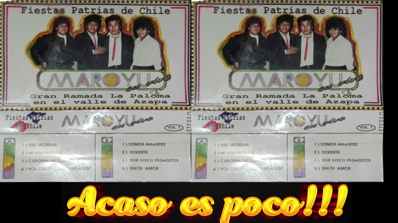Maroyu en vivo   Piel morena 1993 Arica Chile