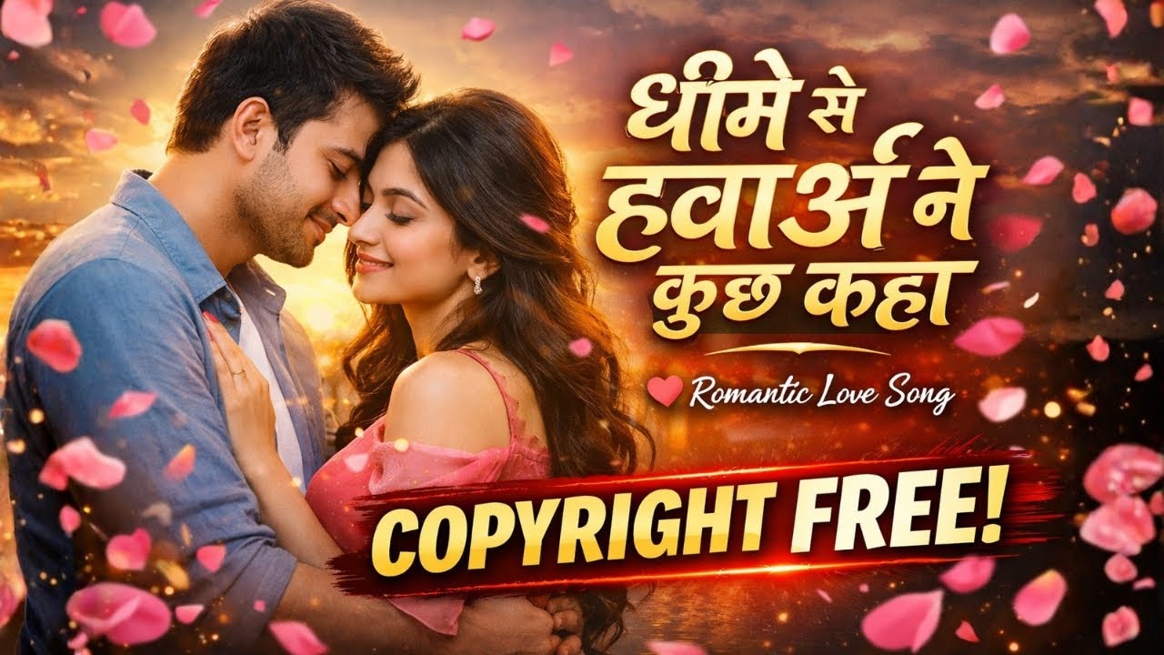 धीमे से हवाओं ने | Romantic Hindi Duet Song | New Love Song 2026 | Soft Melody | Copyright Free