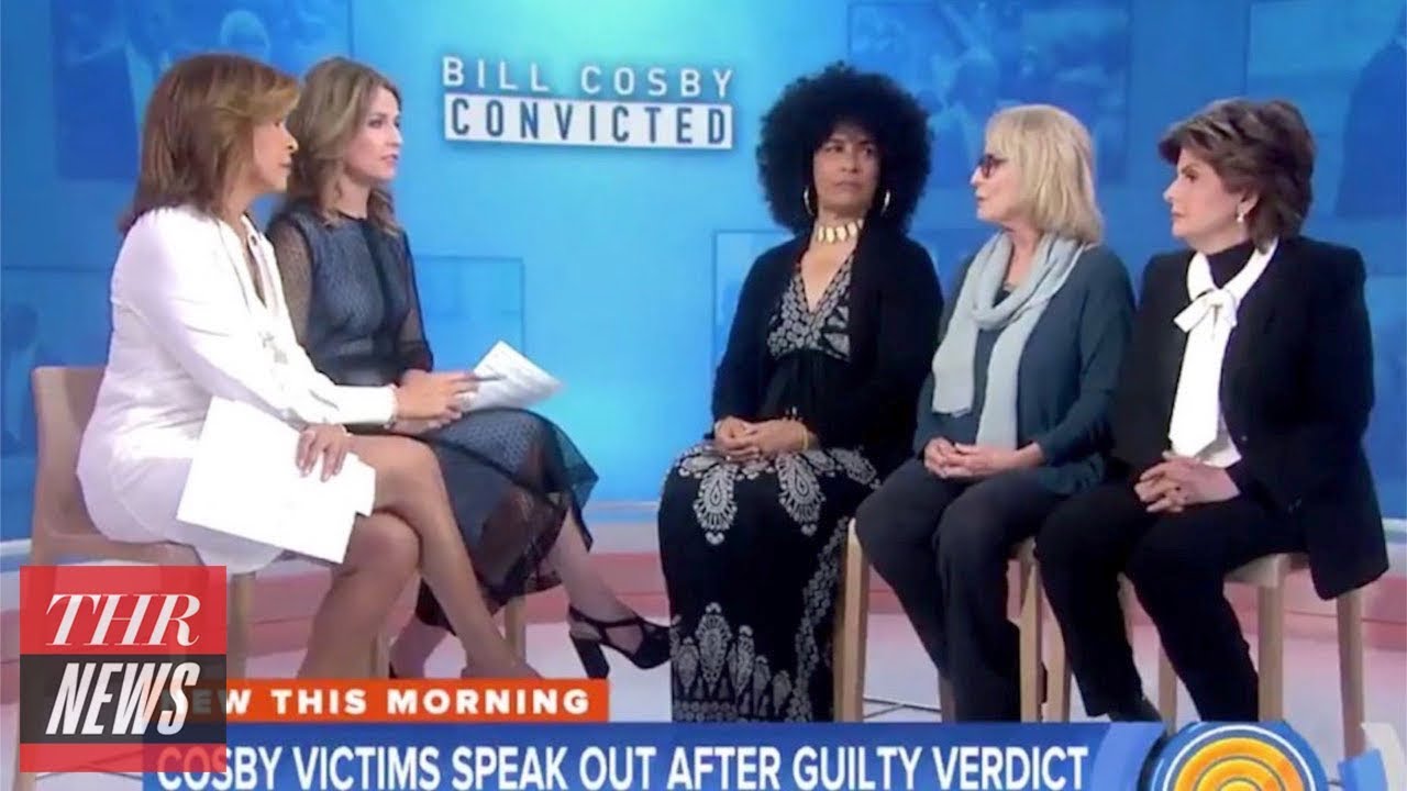 Accusers of Bill Cosby Appear on Morning Shows Following Guilty Verdict | THR News