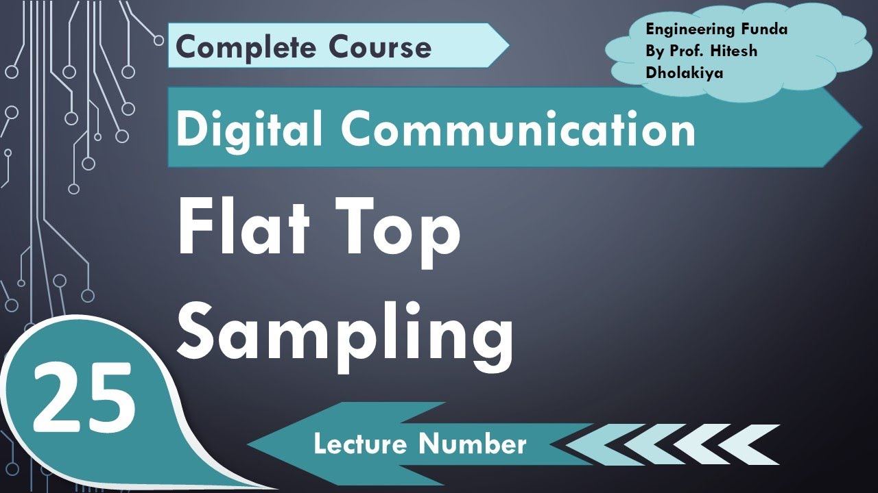 Flat Top Sampling or PAM - Pulse Amplitude Modulation in Digital Communication by Engineering Funda