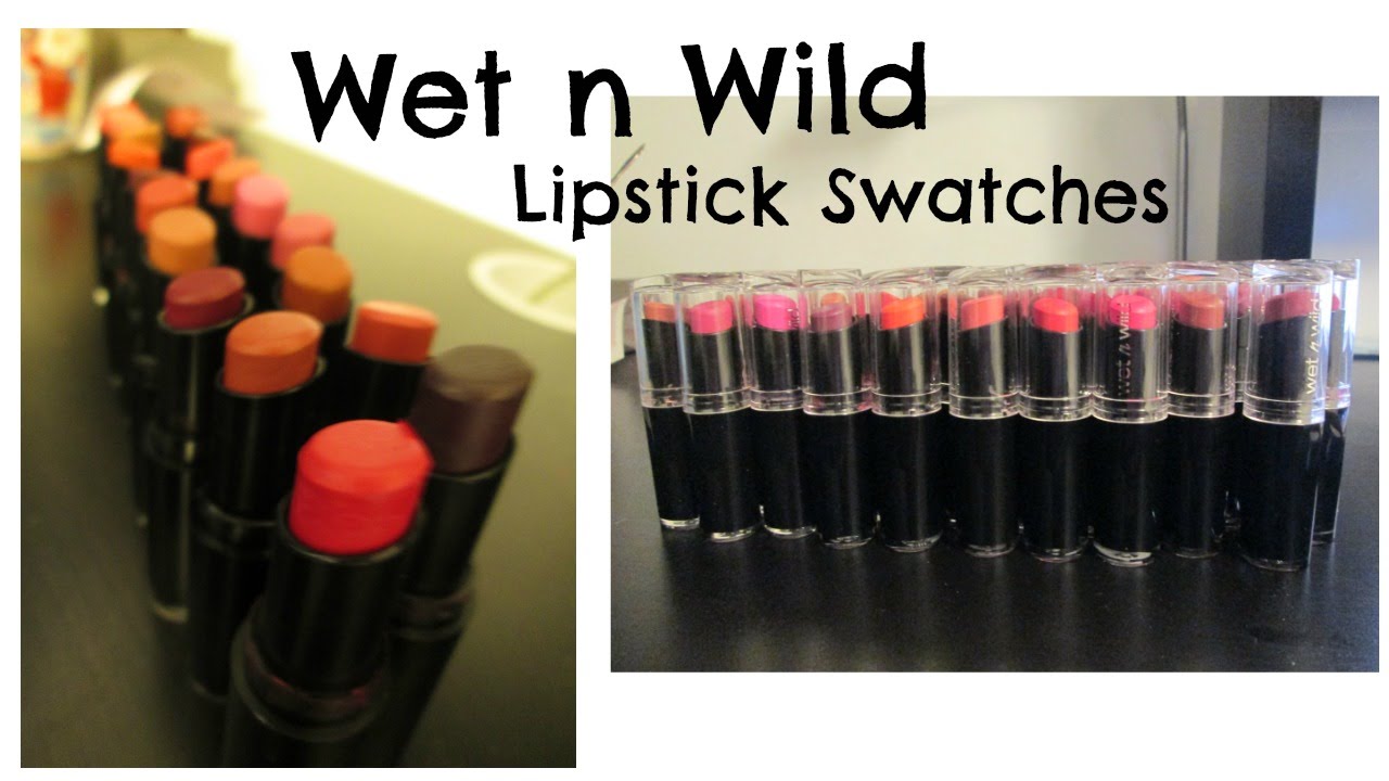 Wet n Wild MegaLast Lip Color Swatches