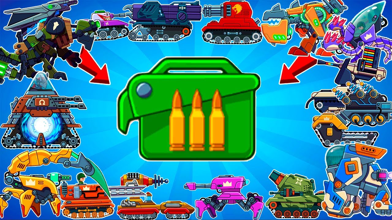 ALL 25 TANKS and EPIC RAPID RELOAD BOOSTER FIGHT BATTLES 1 vs 1 - Hills of Steel