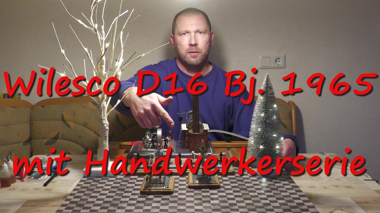 Wilesco D16 Bj.1965 mit Handwerkerserie