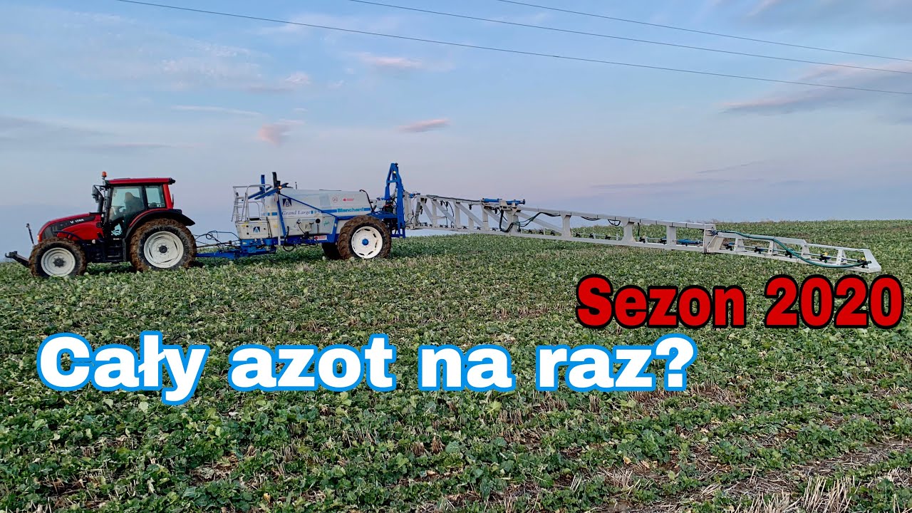 #299- Wystartowałem z Azotem! Rozlewanie RSM na Rzepak! (tylko na rzepak)