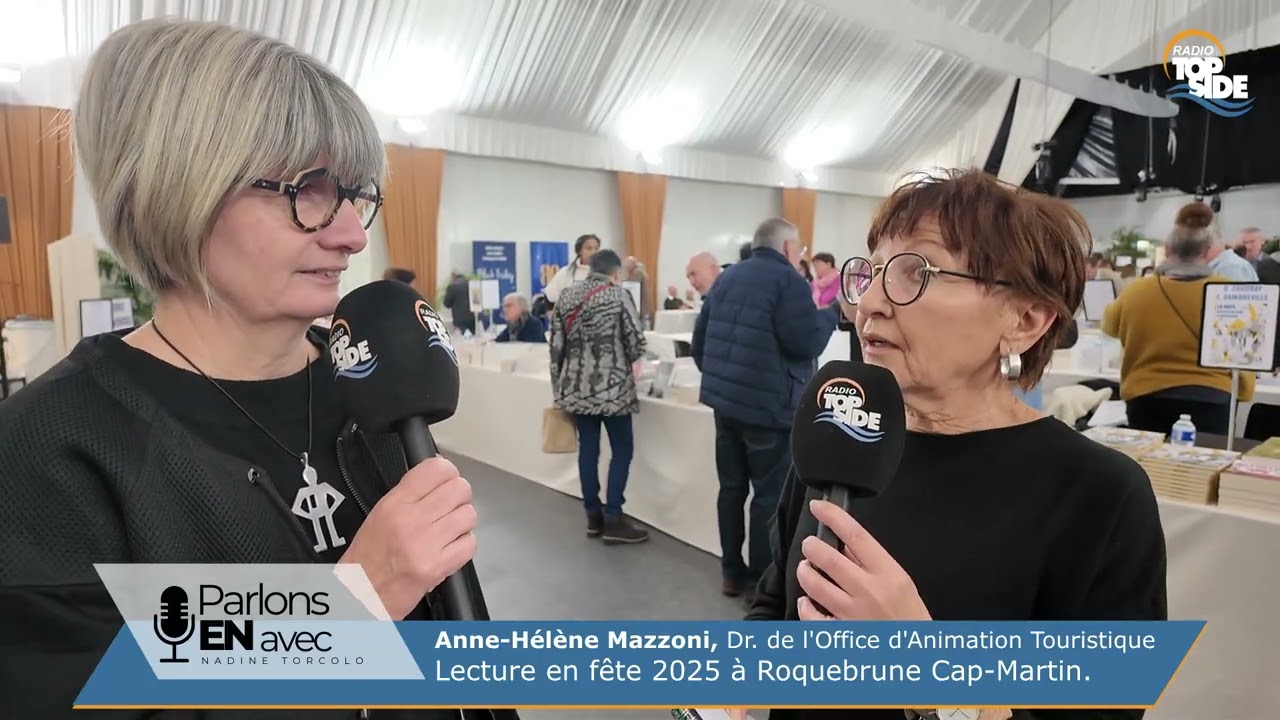 Anne-Hélène Mazzoni présente, Lecture en fete 2025 à Roquebrune Cap-Martin