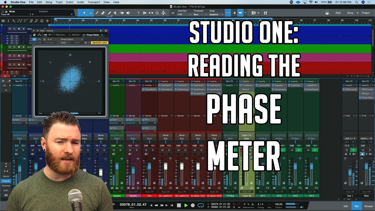 Studio One: Reading the Phase Meter