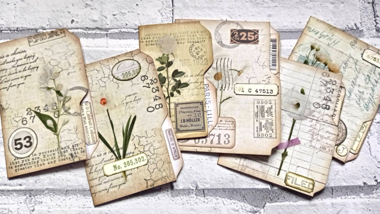 Mini File Folders - #JJMassMakeMarch