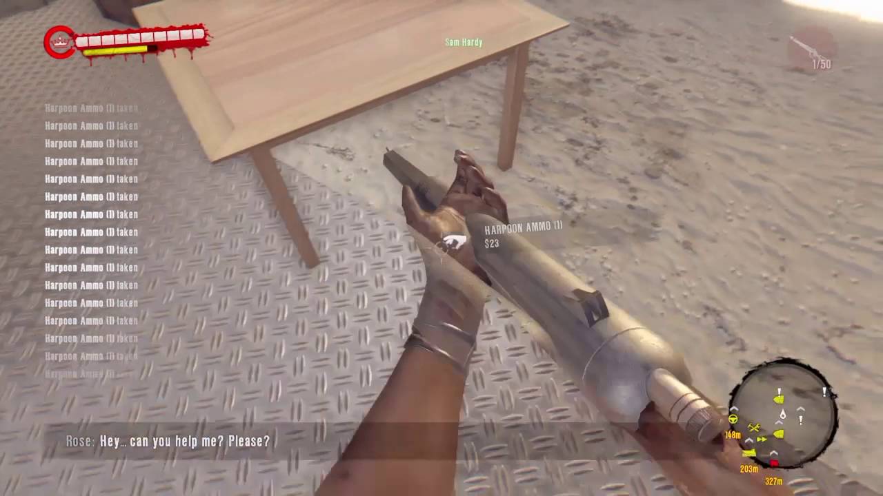 Dead island riptide Unlimited HARPOON Ammo Tutorial (PS4)