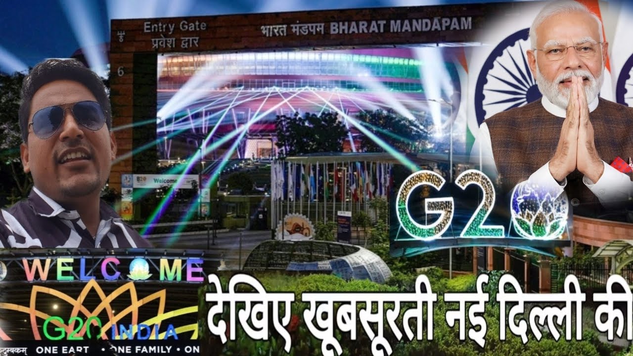G20 Delhi Prepration In night view || G20 Delhi Summit || #g20 #g20india #g20delhi #g20summit2023