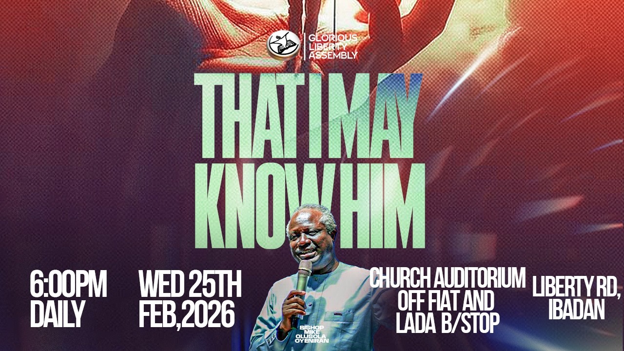BIBLE STUDY SERVICE | THAT I MAY KNOW HIM | FEBRUARY 25, 2026