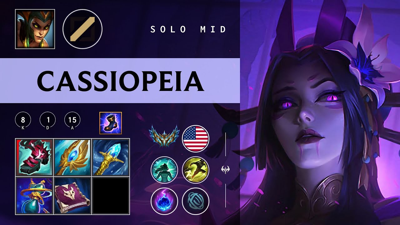 Cassiopeia Mid vs Lissandra - NA Challenger Patch 26.03