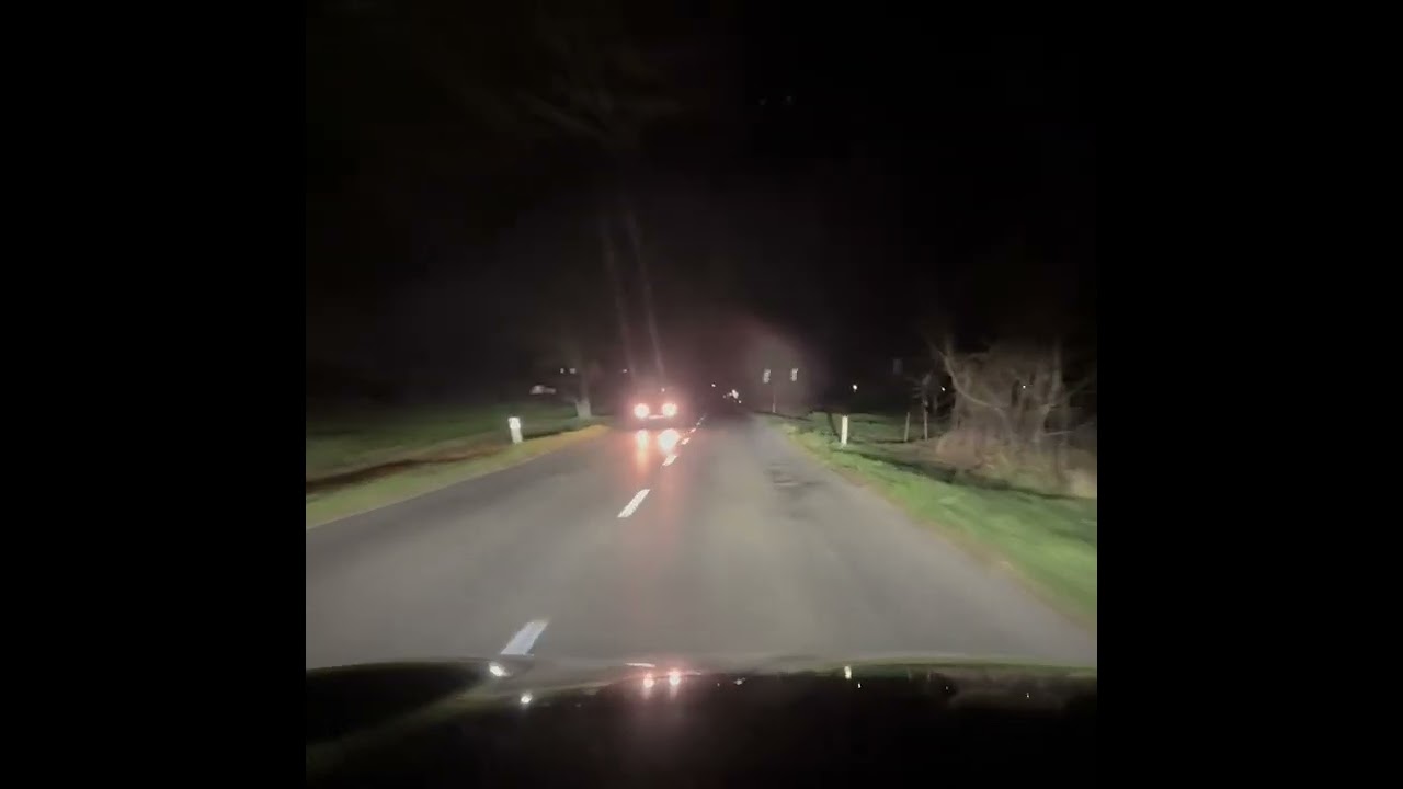 BMW G31 Lci LASER Light matrix on road #bmw #laserlights#test
