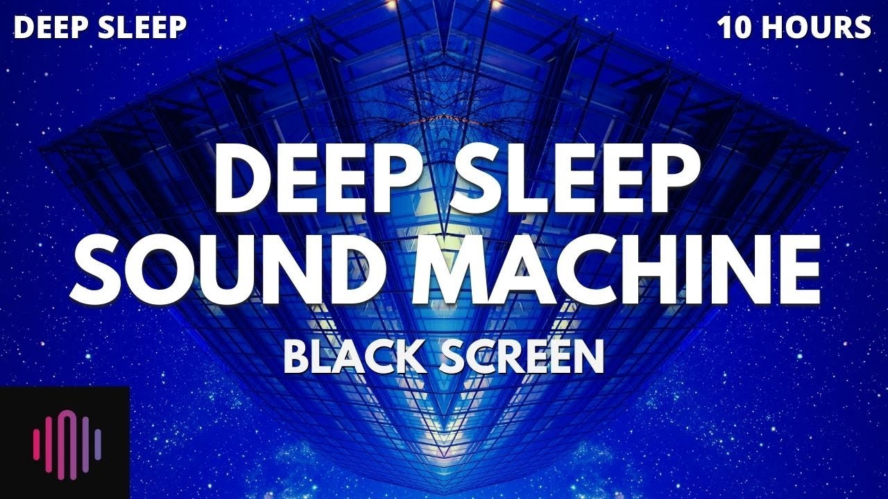 Sound machine for sleeping  / Black screen deep noise sleep machine  / 10 hour noisemaker for sleep
