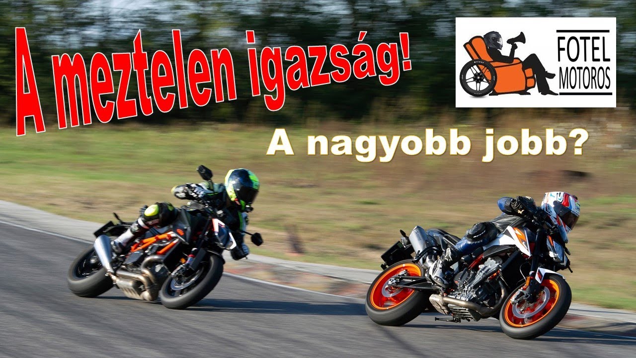 KTM 890 DukeR vs. 1290 Super Duke R - Fotelmotoros