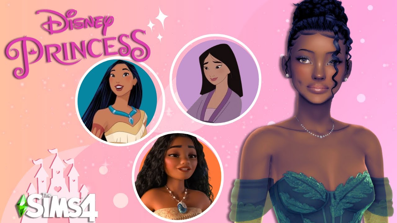 Turning DISNEY Princesses into Sims