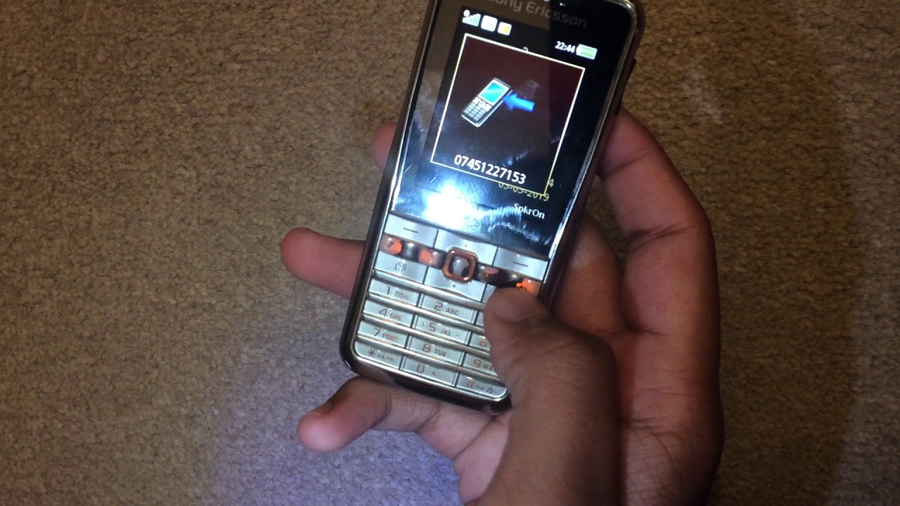 Sony Ericsson G502 Incoming Call