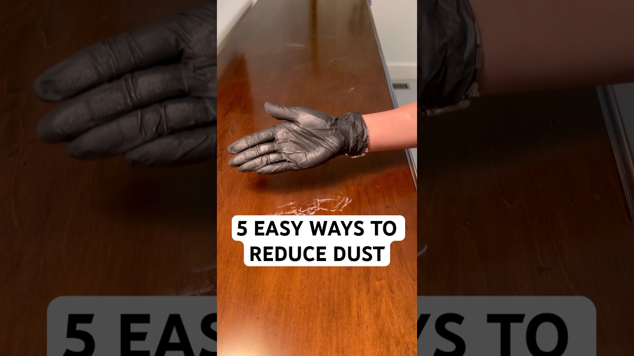 5 EASY Ways To Reduce Dust #airpurifier #cleanair