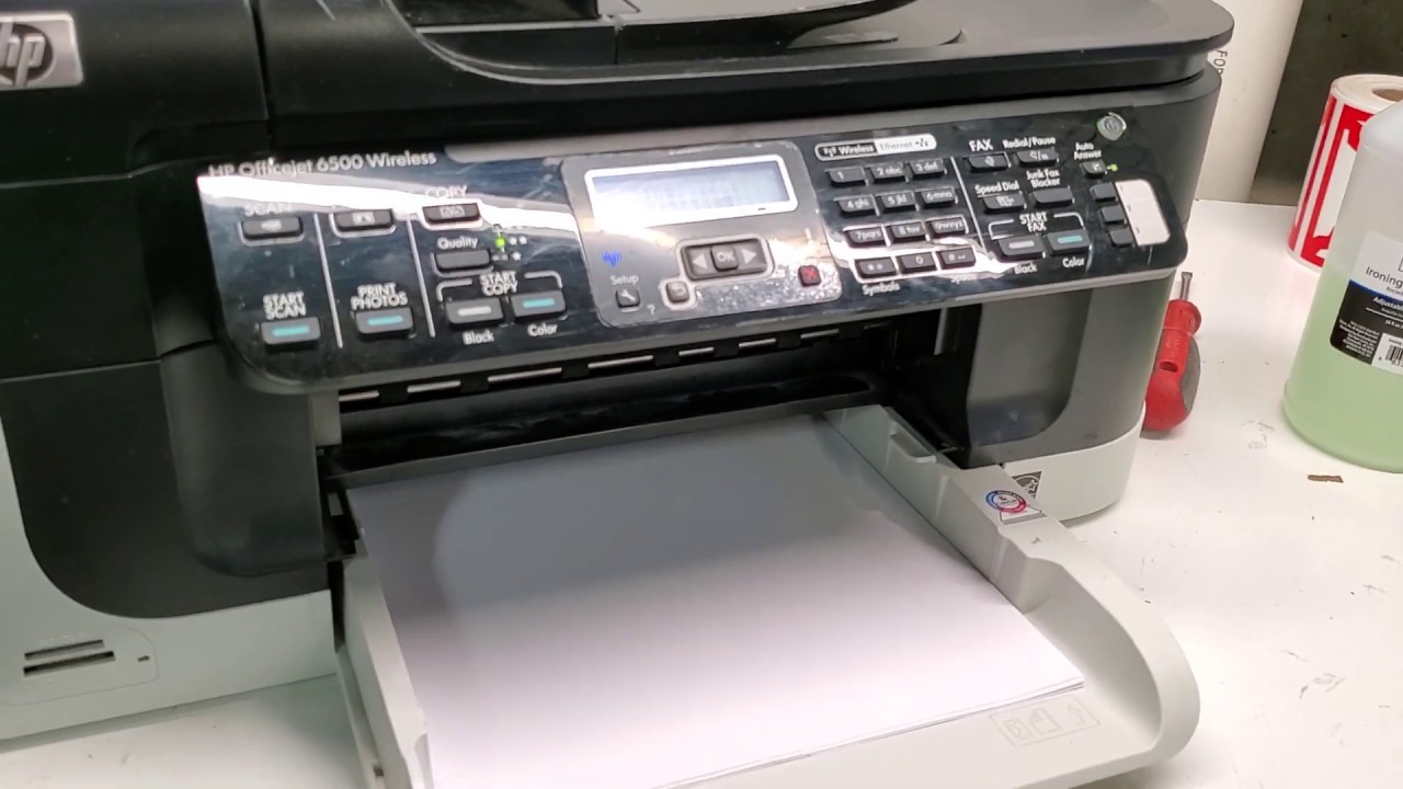 How to fix Out Of Paper HP OfficeJet 6500, 6500A, 6000 Printer