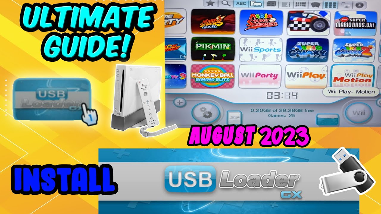ПОЛНОЕ РУКОВОДСТВО по играм на Wii (руководство по USB Loader GX, работающее в 2025 году)