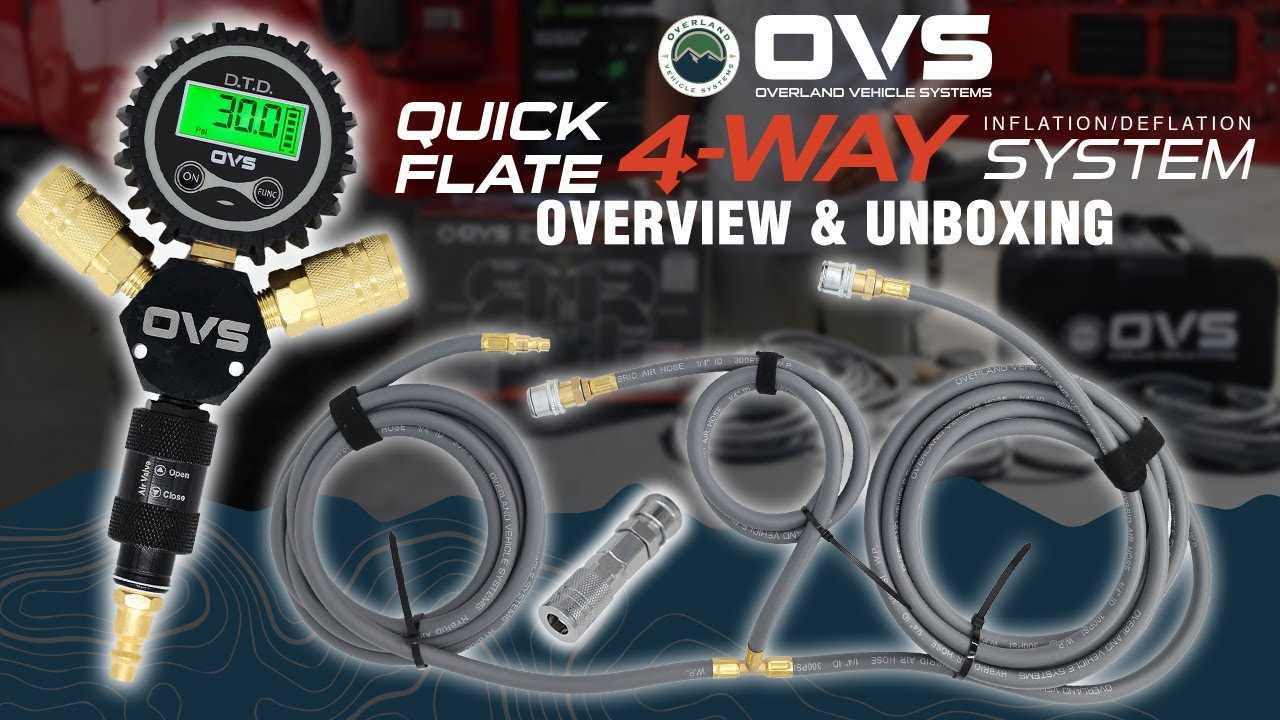 Quick Flate 4 Way Inflation / Deflation System Overview, Unboxing, Instructions