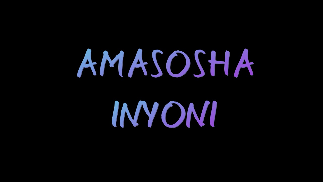 AMASOSHA - INYONI FULL ALBUM