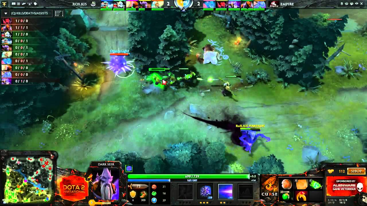 RoX.KIS vs. Empire Game 2 - Curse Dota 2 Invitational sponsored by Alienware