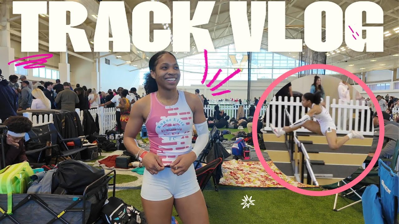 TRACK VLOG || ALEXA RUNS THE 60M HURDLES AT VANDERBILT UNIVERSITY || HIGH SCHOOL INDOOR TRACK MEET