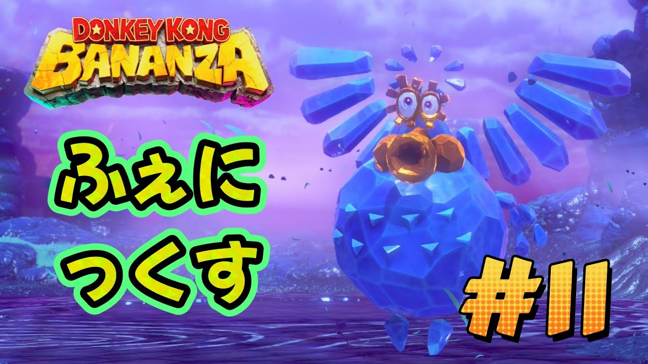 #11　DKといくぞ！最果ての地！！【ドンキーコングバナンザ】