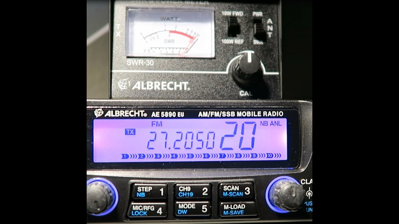 SWR Einstellen / Messen an einer Sirio Gain-Master CB Funk Antenne