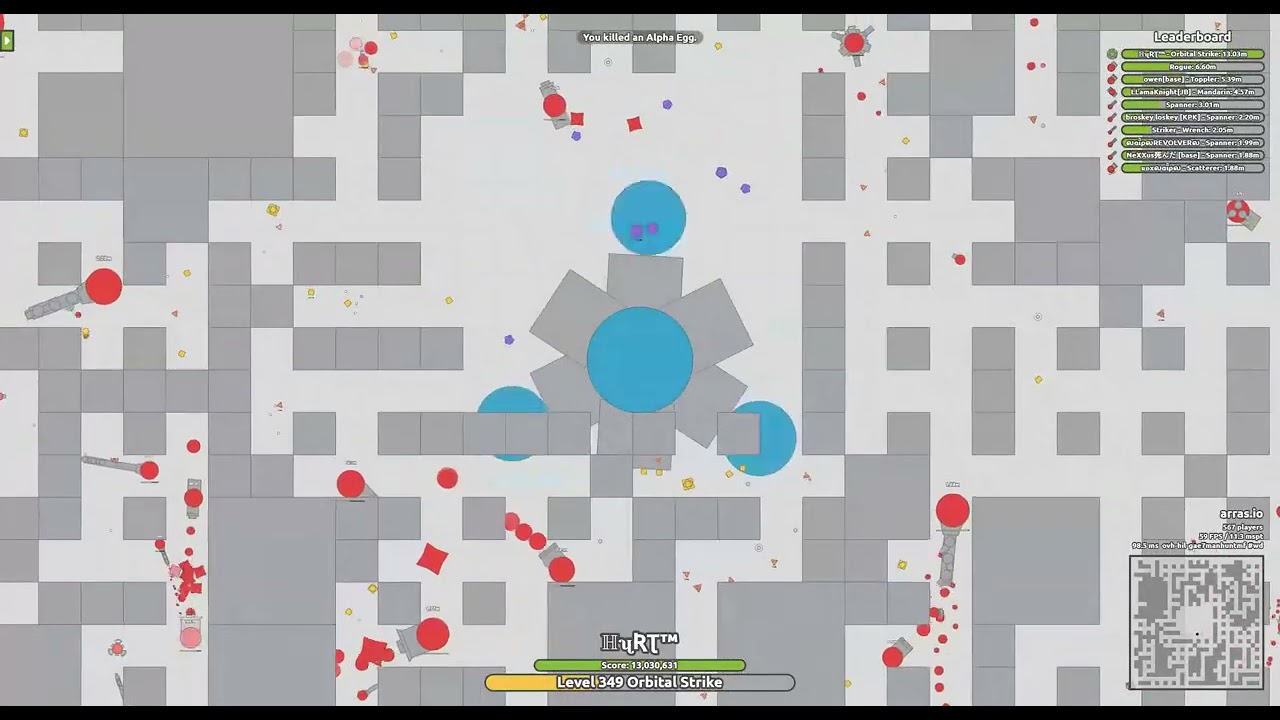 the Orbital strike stack growth arms race manhunt maze