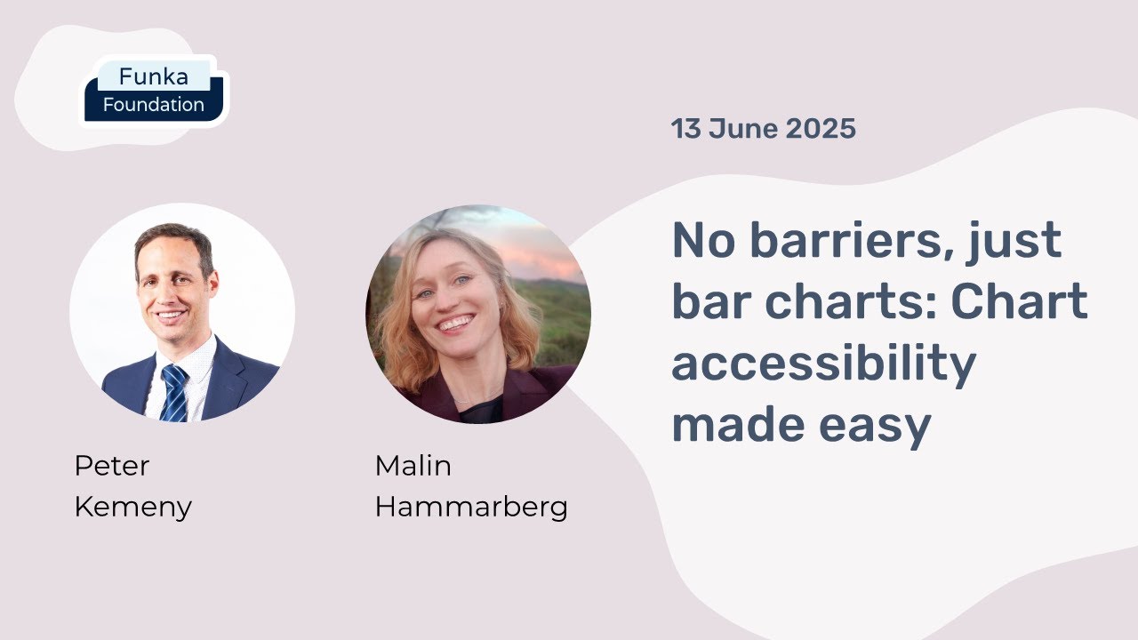 No barriers, just bar charts: Chart accessibility made easy 13 June 2025