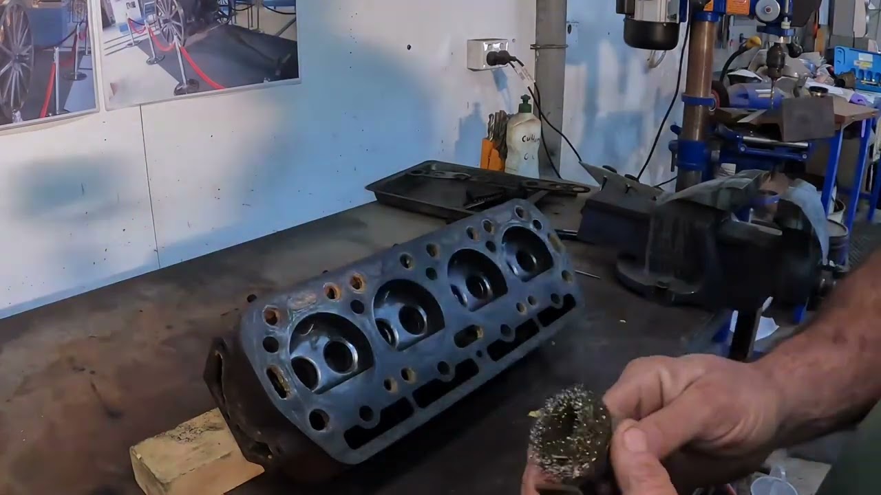 McCormack Deering F14 cylinder head strip and repair