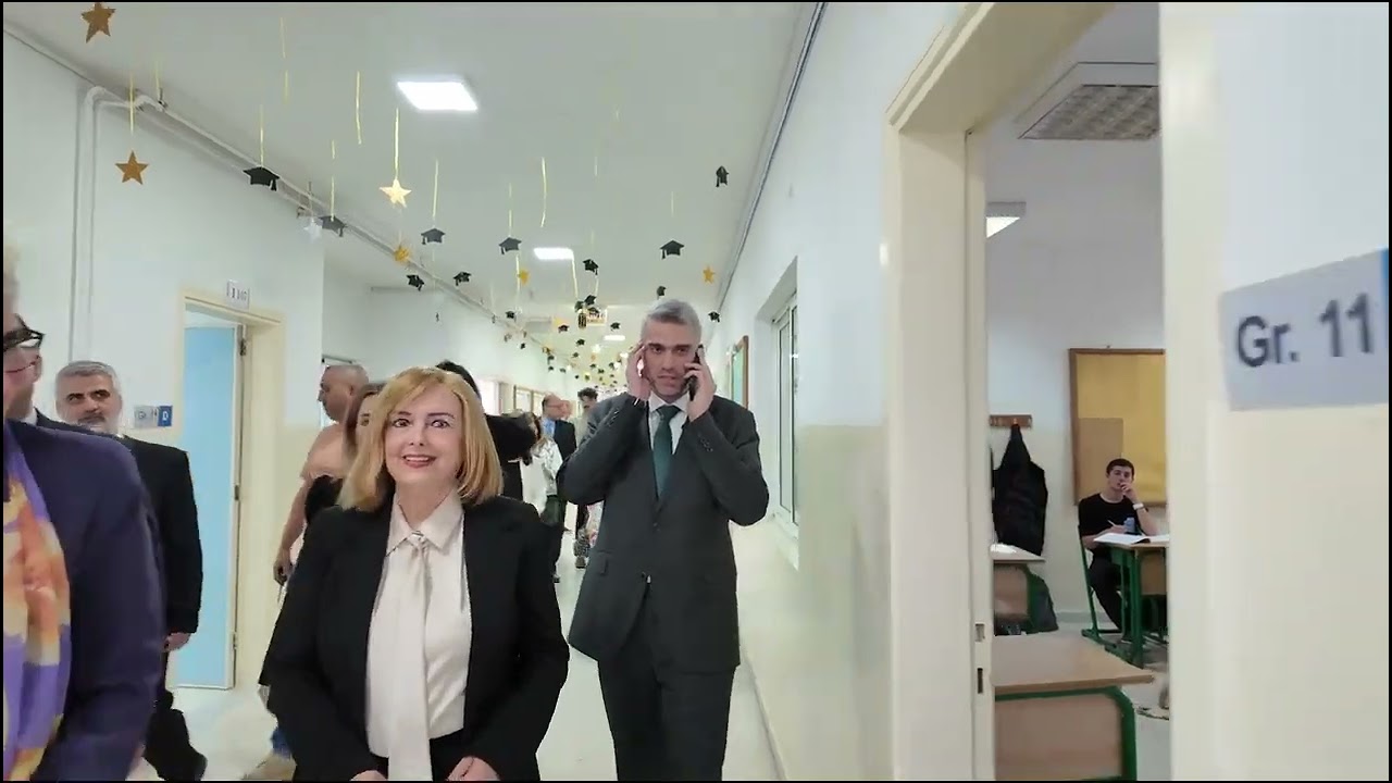 زيارة وزيرة التربية والتعليم العالي الدكتورة ريما كرامي إلى ثانوية روضة الفيحاء في طرابلس