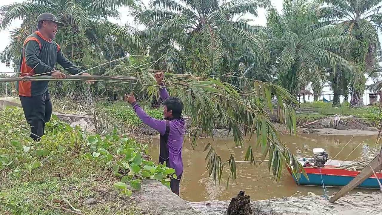 Persiapan rumah ikan di rumpon angler Nusantara #rumahapung #fishing #mancing #mancingmania #ikan 