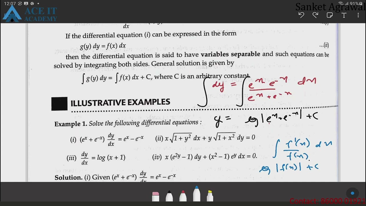 12th Applied Math Differential Equations Lect 5 (25-26)
