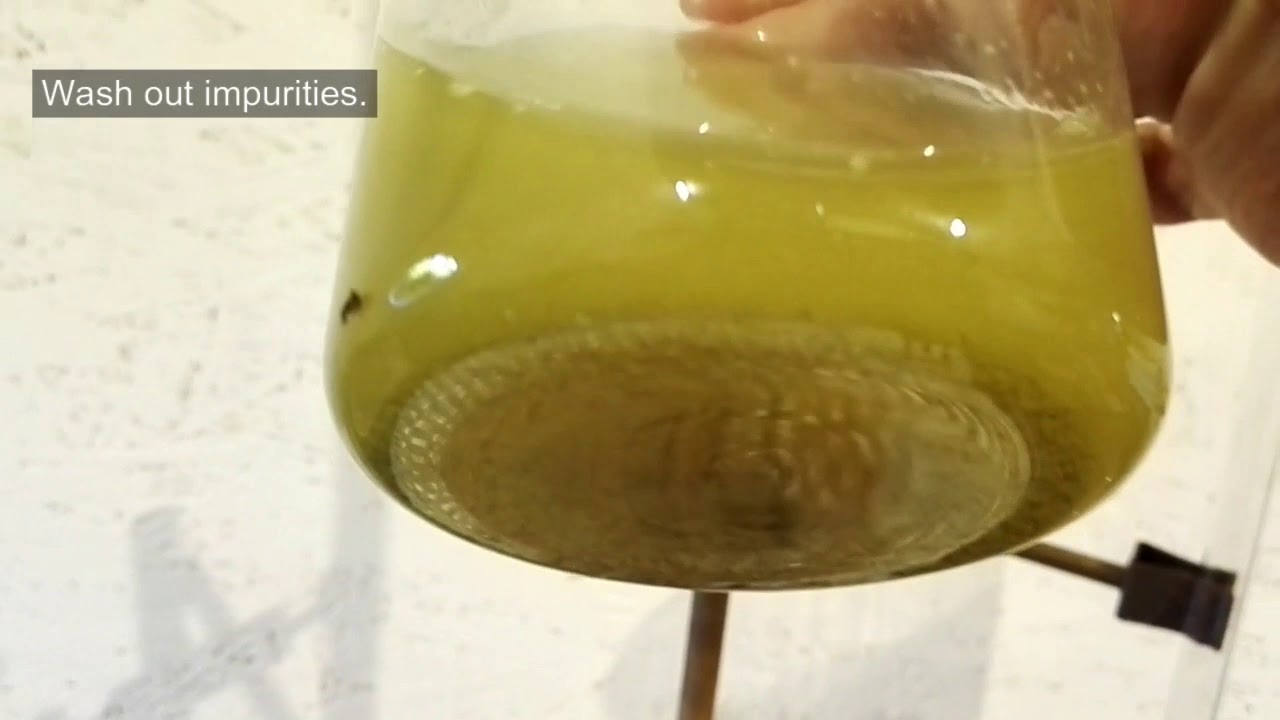 Dirt gold processing with oxalic acid.