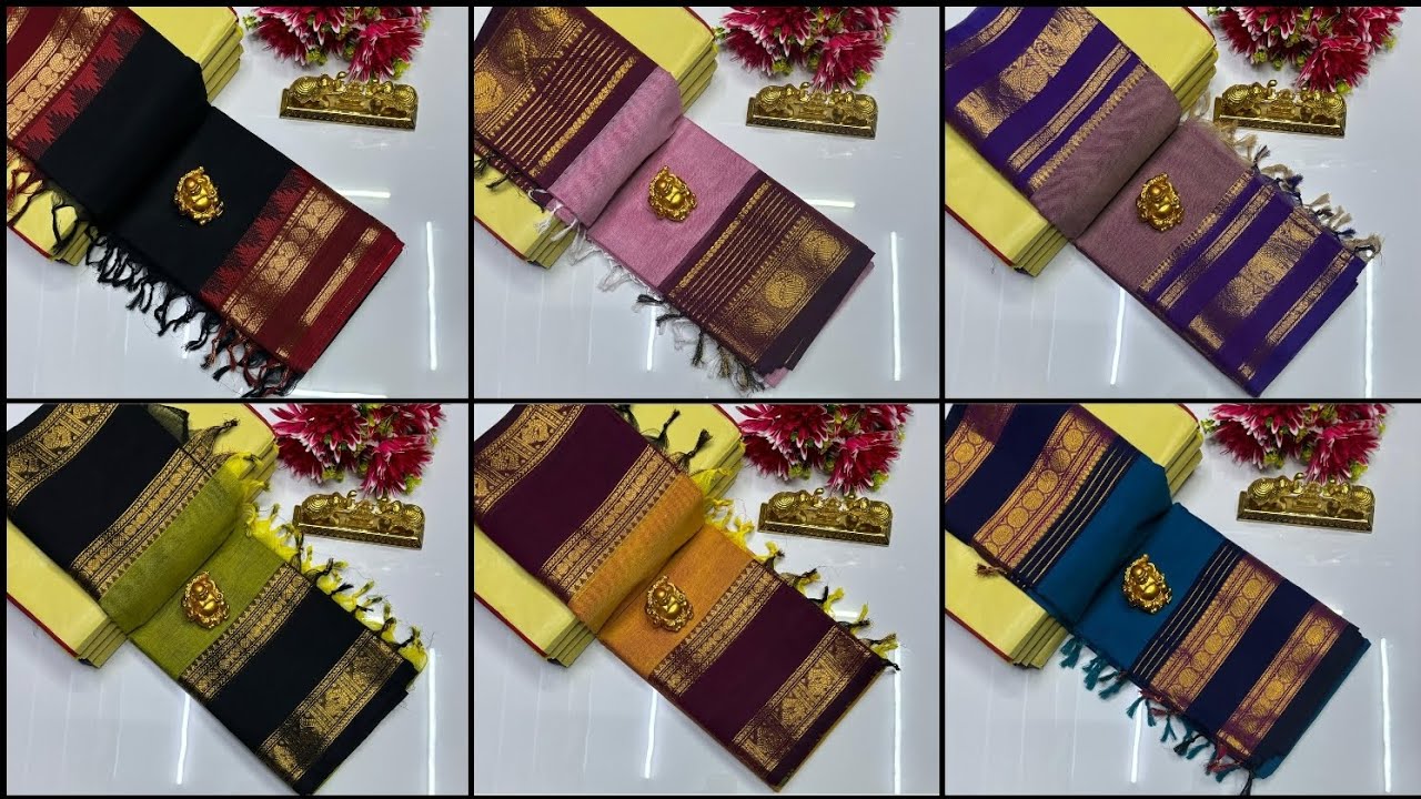 💛Elegant chettinad cotton sarees 💫#cottonsarees #onlineshopping #officewear #dailywear #saree