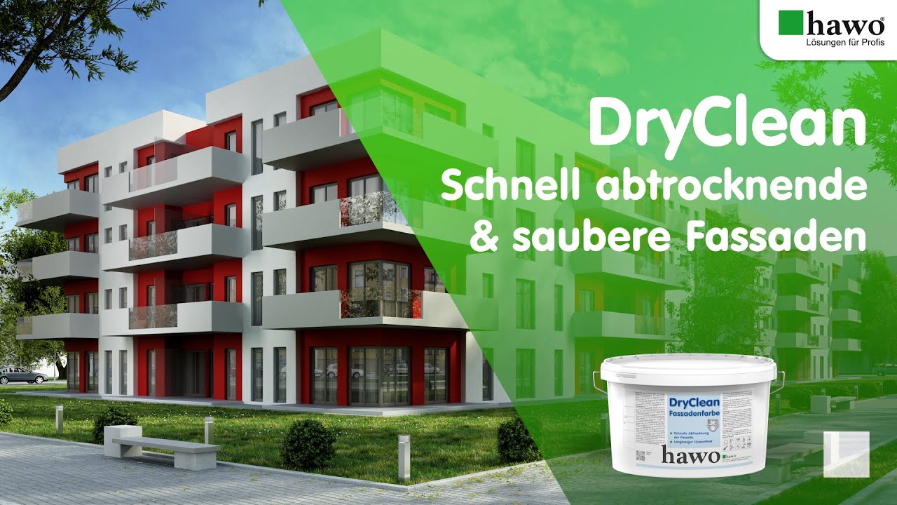 DryClean &ndash; die Fassadenfarbe f&uuml;r schnell abtrocknende und saubere Fassaden