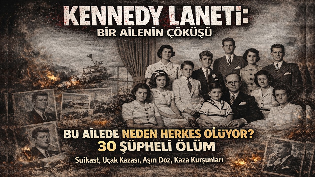 KENNEDY LANETİ: Kennedy Ailesi Neden Tek Tek Öldü? 70 Yıllık Korkunç Zincir...